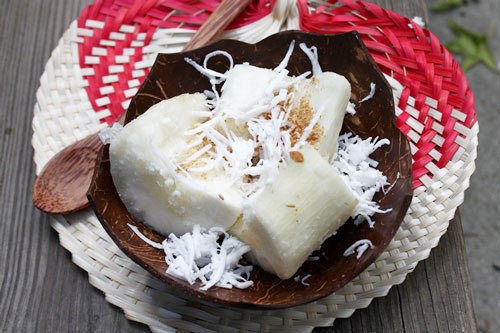 Rustic dishes from cassava